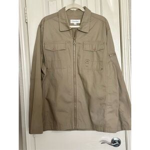 Calvin Klein Tan Windbreaker Jacket